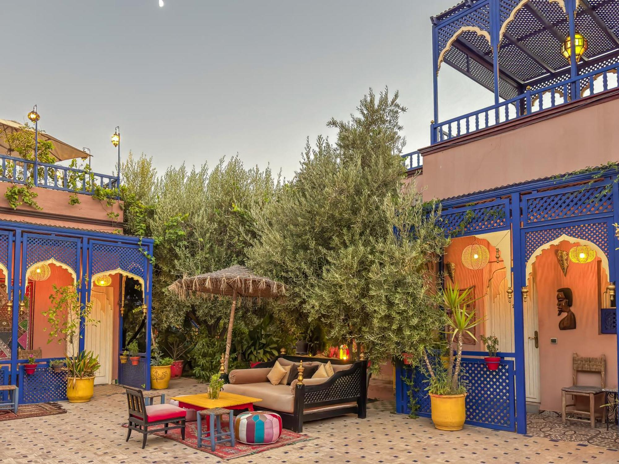 Вилла Le Bleu House Марракеш Экстерьер фото