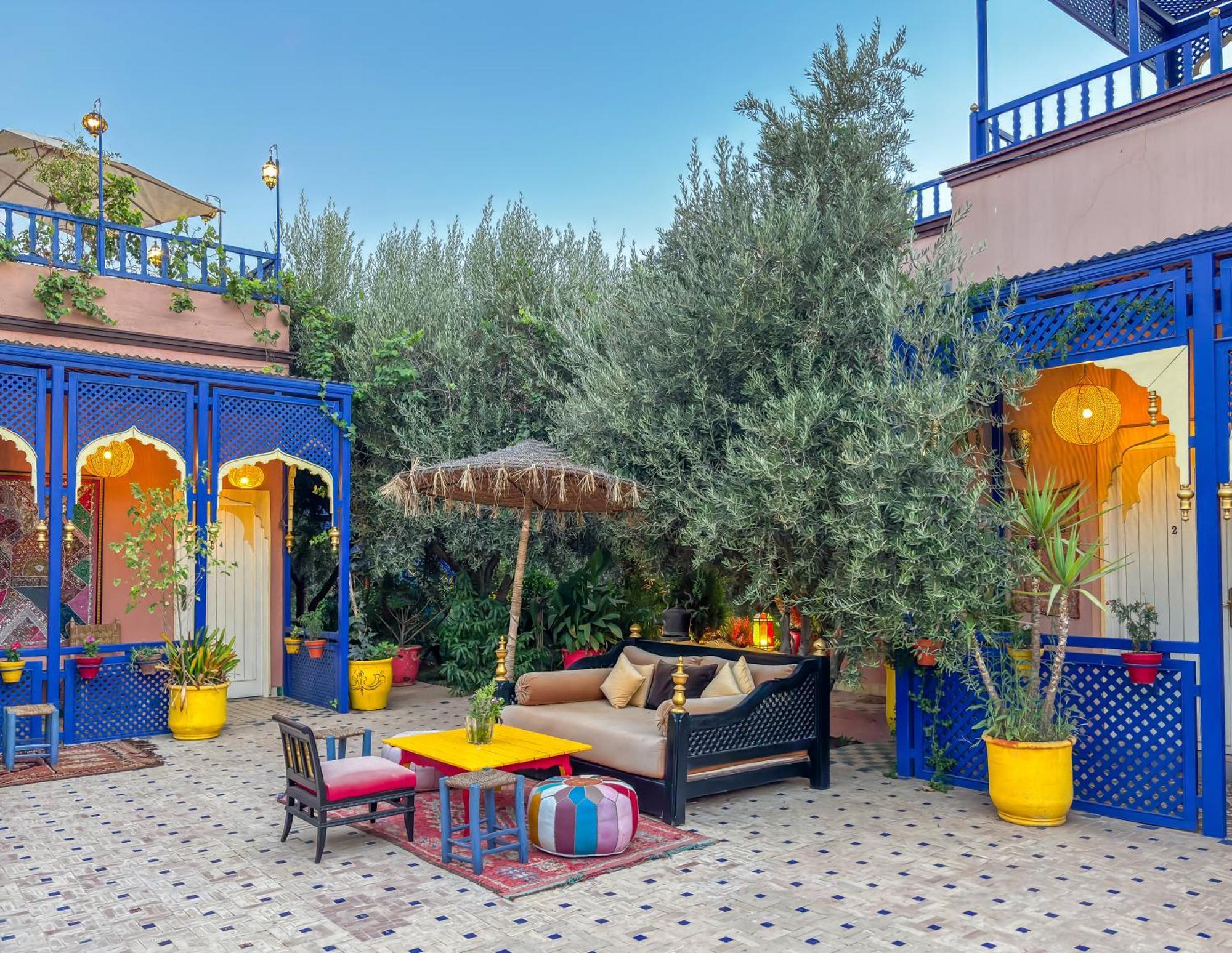 Вилла Le Bleu House Марракеш Экстерьер фото