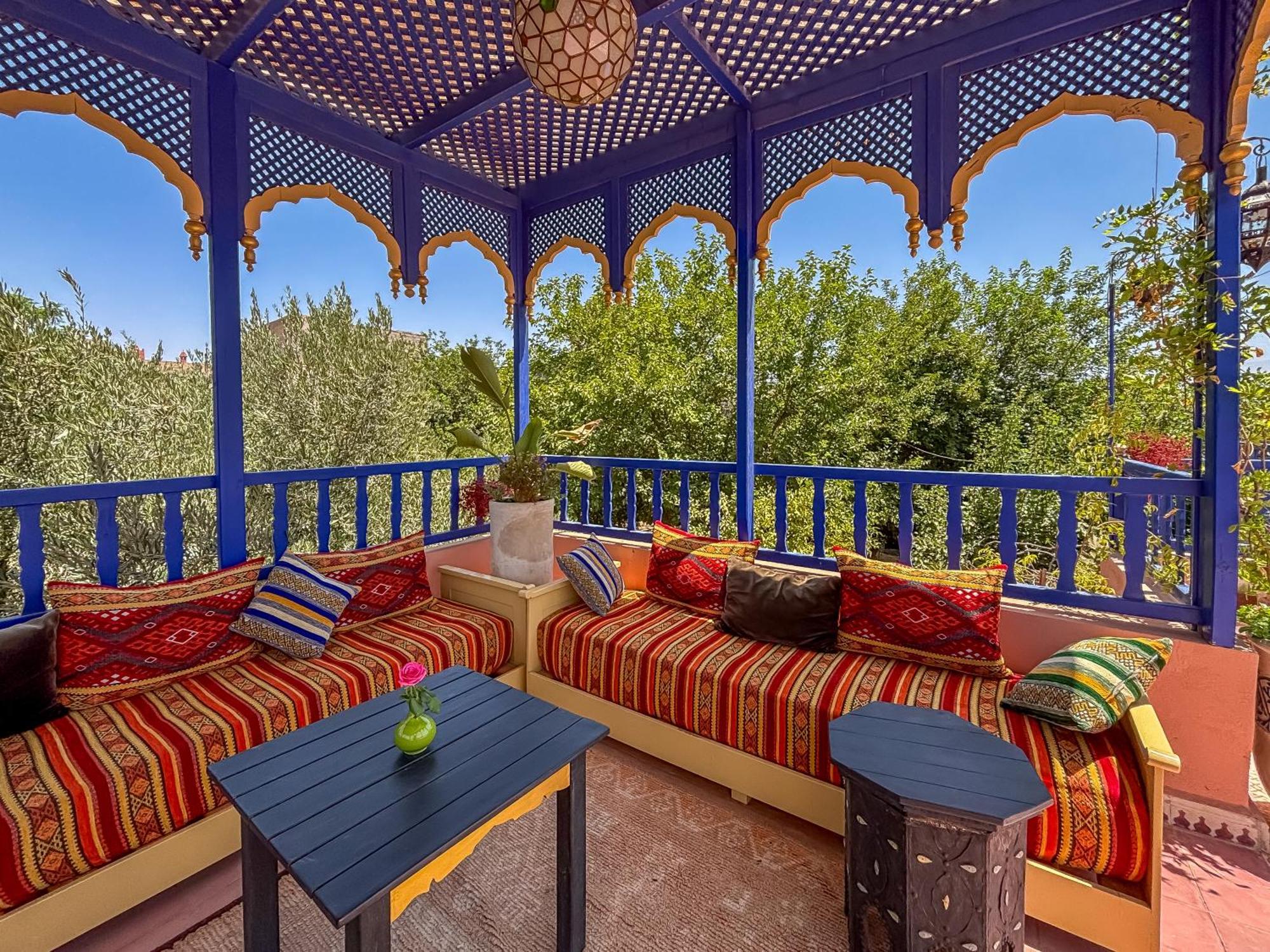 Вилла Le Bleu House Марракеш Экстерьер фото