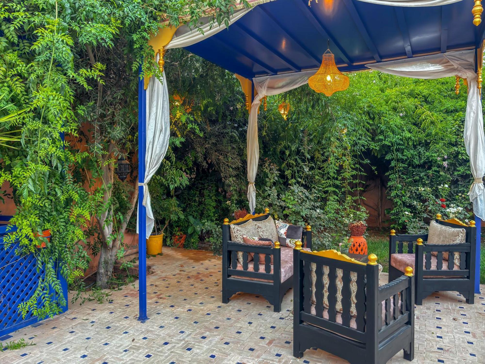 Вилла Le Bleu House Марракеш Экстерьер фото