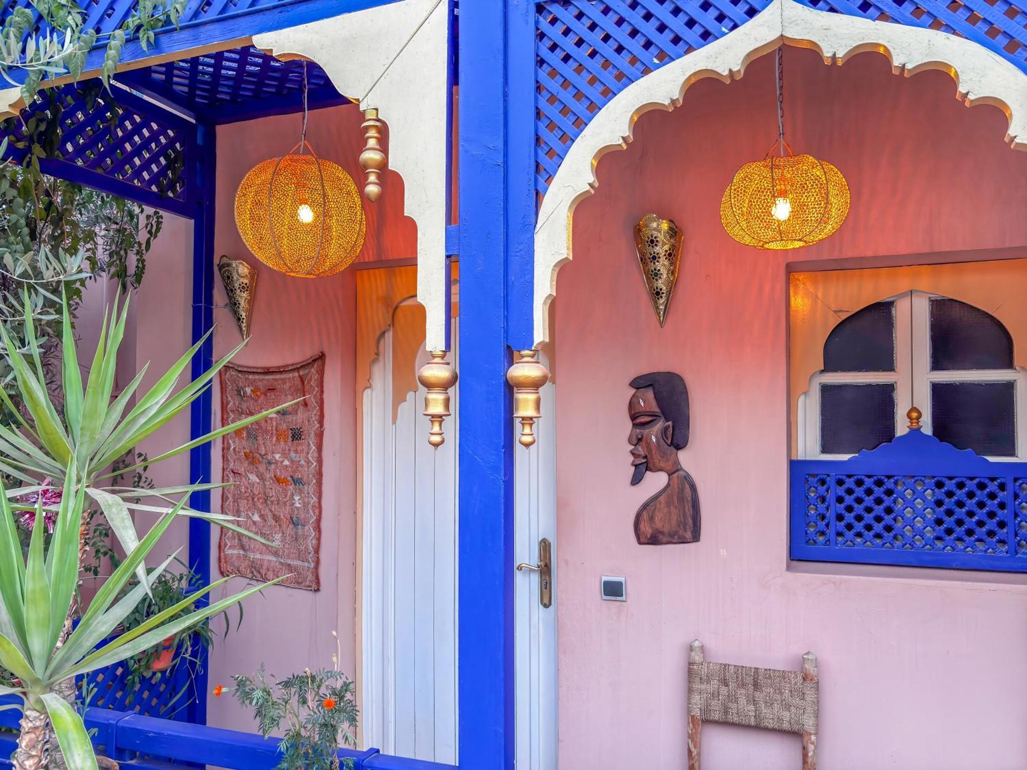 Вилла Le Bleu House Марракеш Экстерьер фото