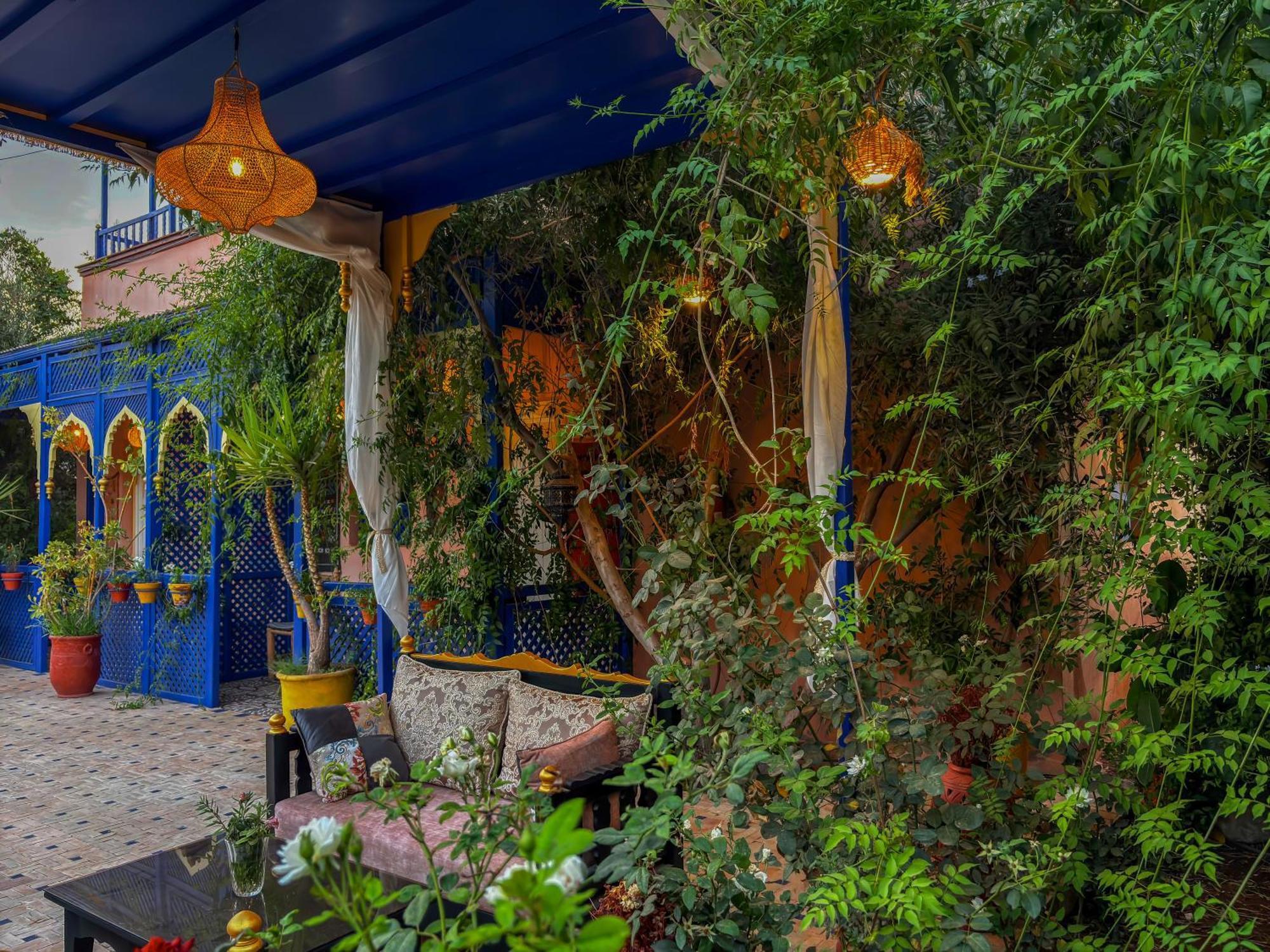 Вилла Le Bleu House Марракеш Экстерьер фото
