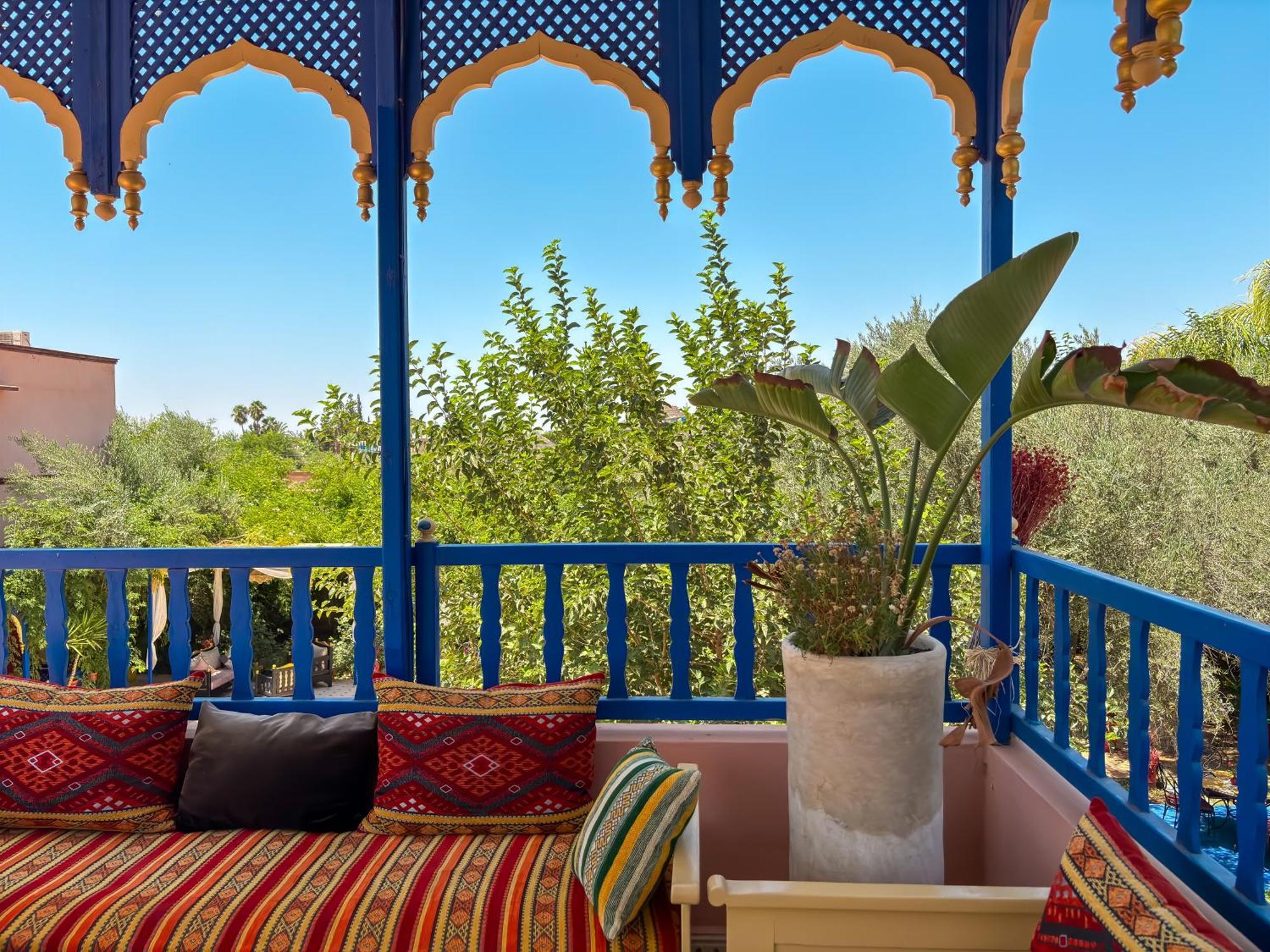 Вилла Le Bleu House Марракеш Экстерьер фото