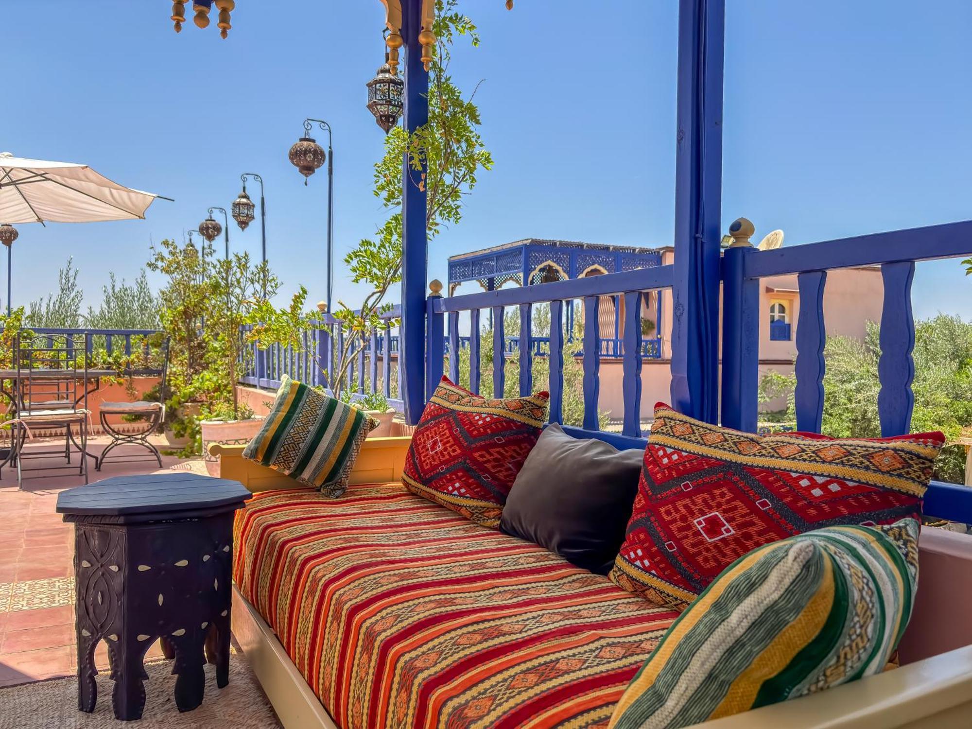 Вилла Le Bleu House Марракеш Экстерьер фото