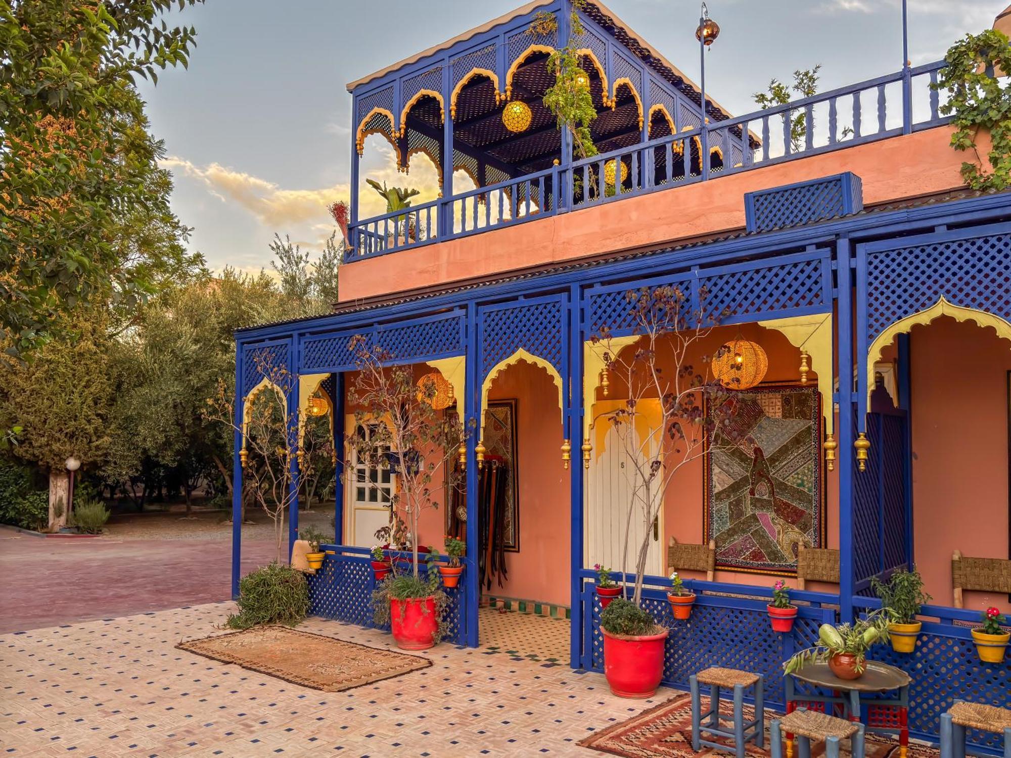 Вилла Le Bleu House Марракеш Экстерьер фото