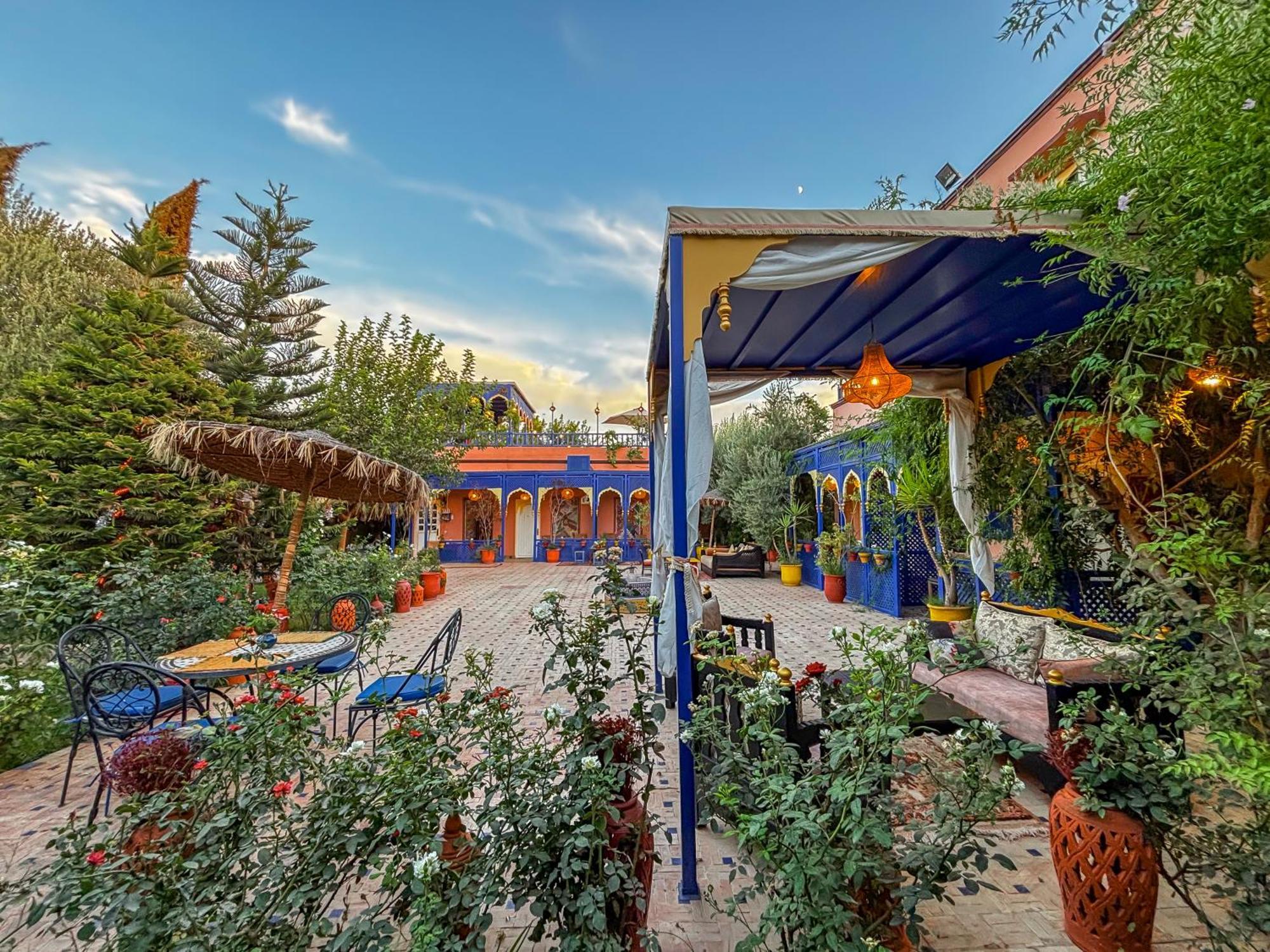 Вилла Le Bleu House Марракеш Экстерьер фото