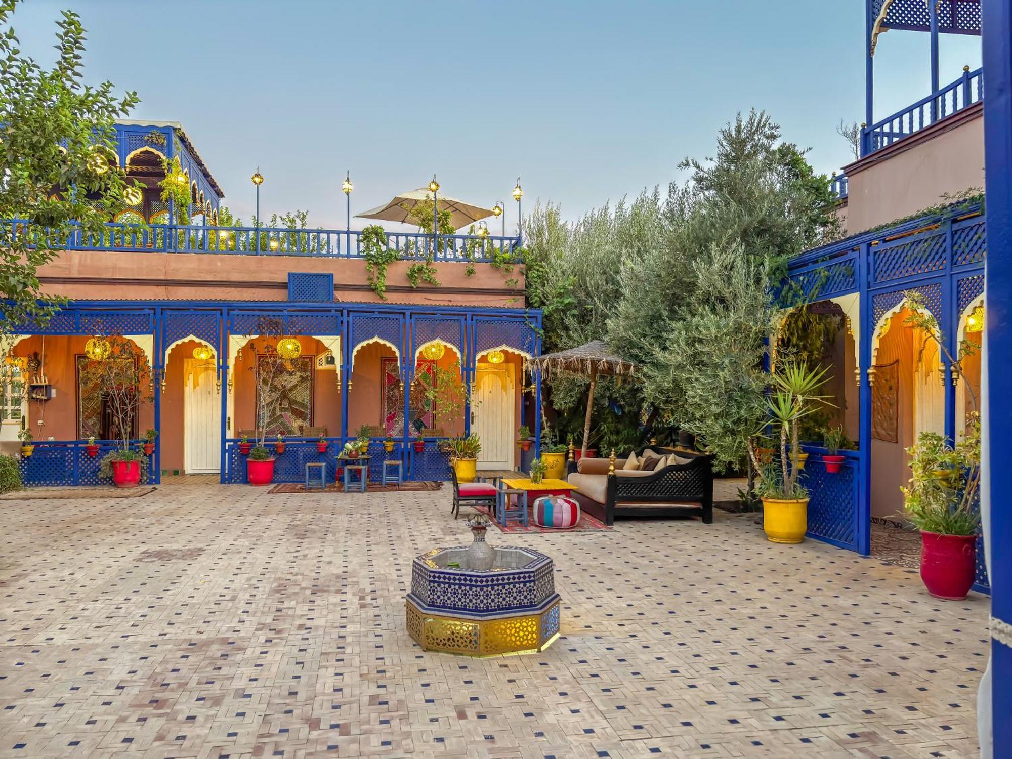 Вилла Le Bleu House Марракеш Экстерьер фото