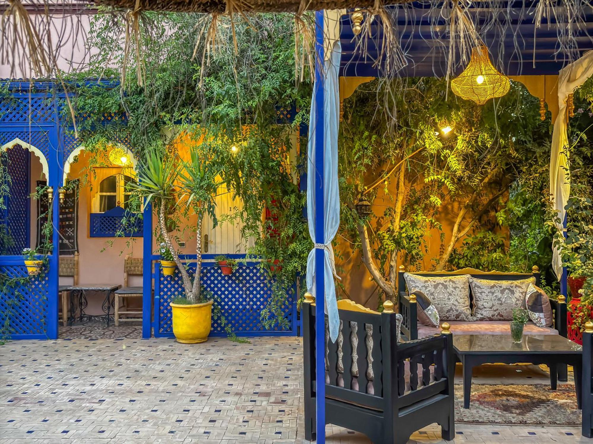 Вилла Le Bleu House Марракеш Экстерьер фото
