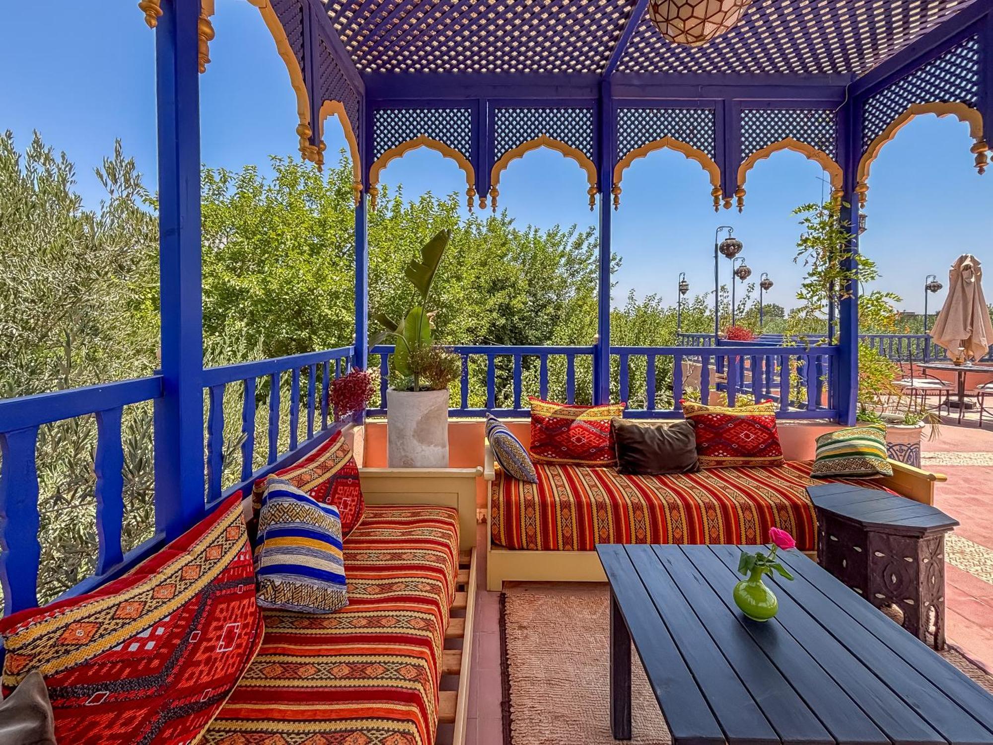 Вилла Le Bleu House Марракеш Экстерьер фото