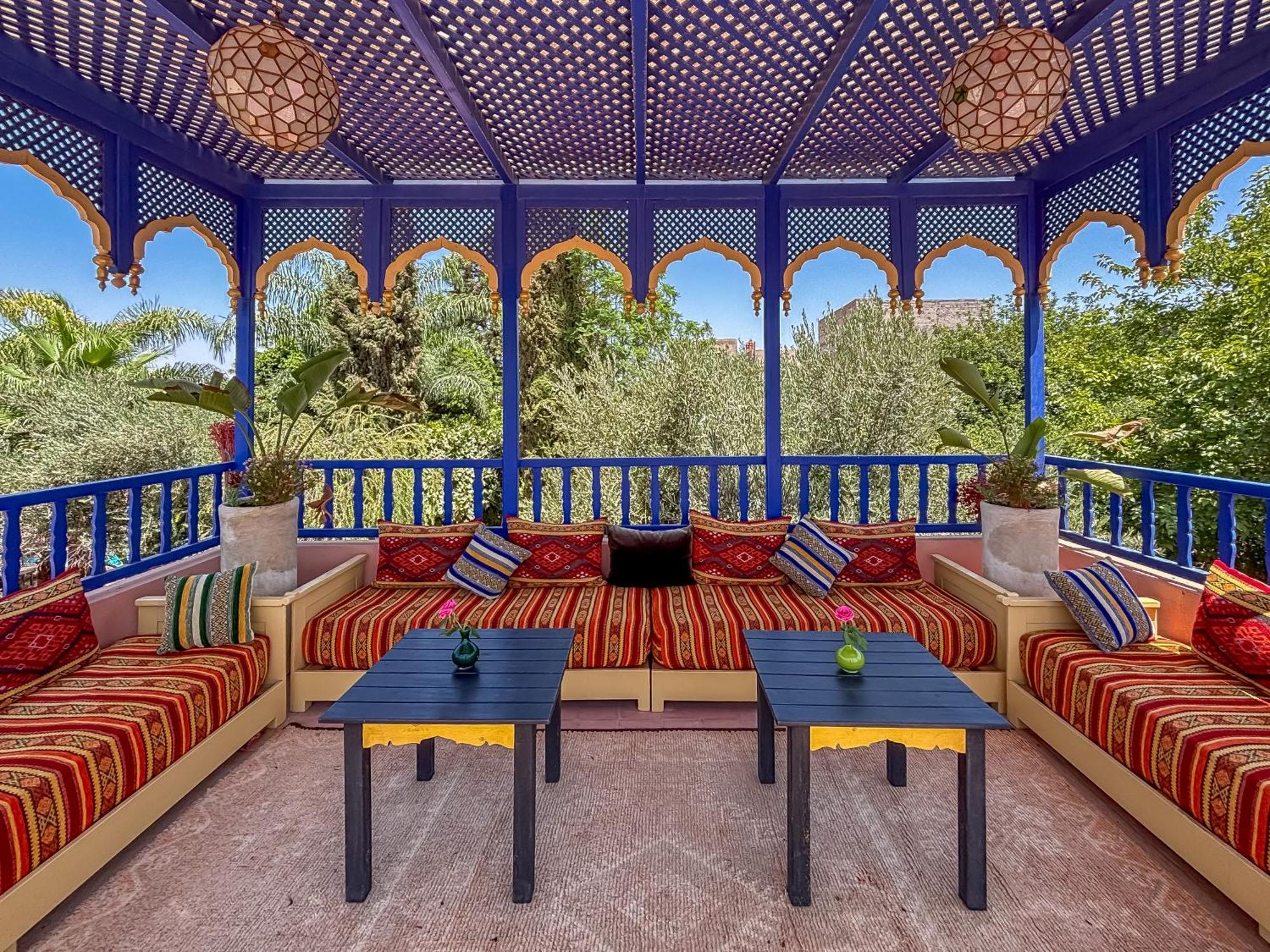 Вилла Le Bleu House Марракеш Экстерьер фото