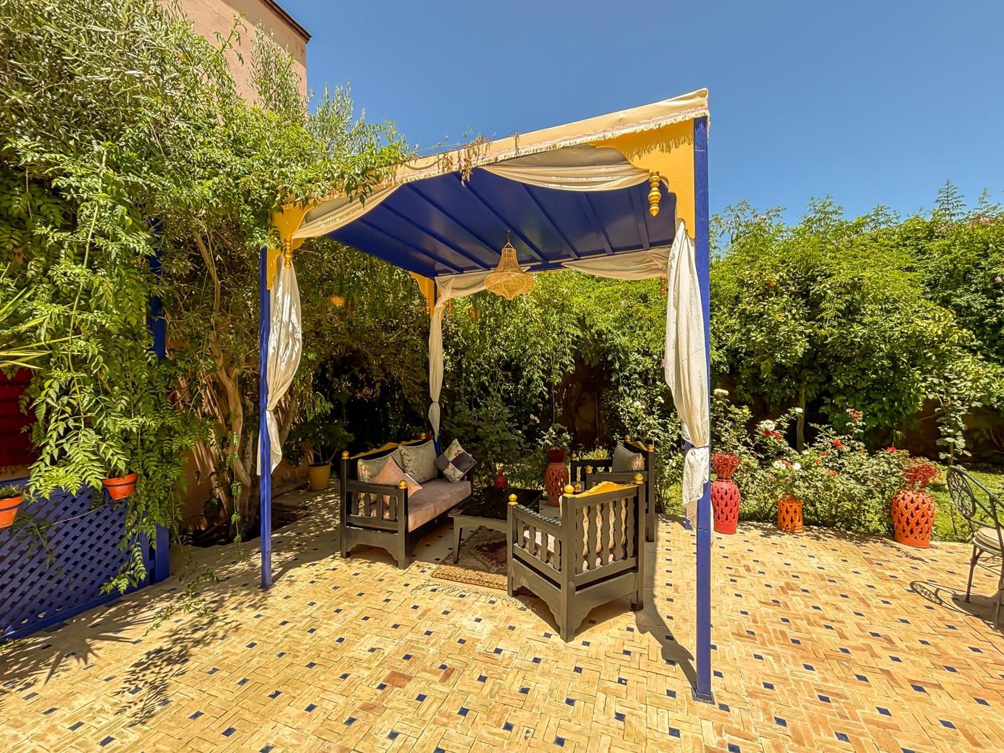 Вилла Le Bleu House Марракеш Экстерьер фото