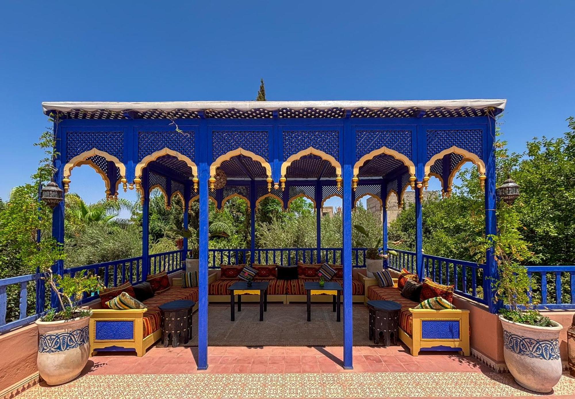 Вилла Le Bleu House Марракеш Экстерьер фото